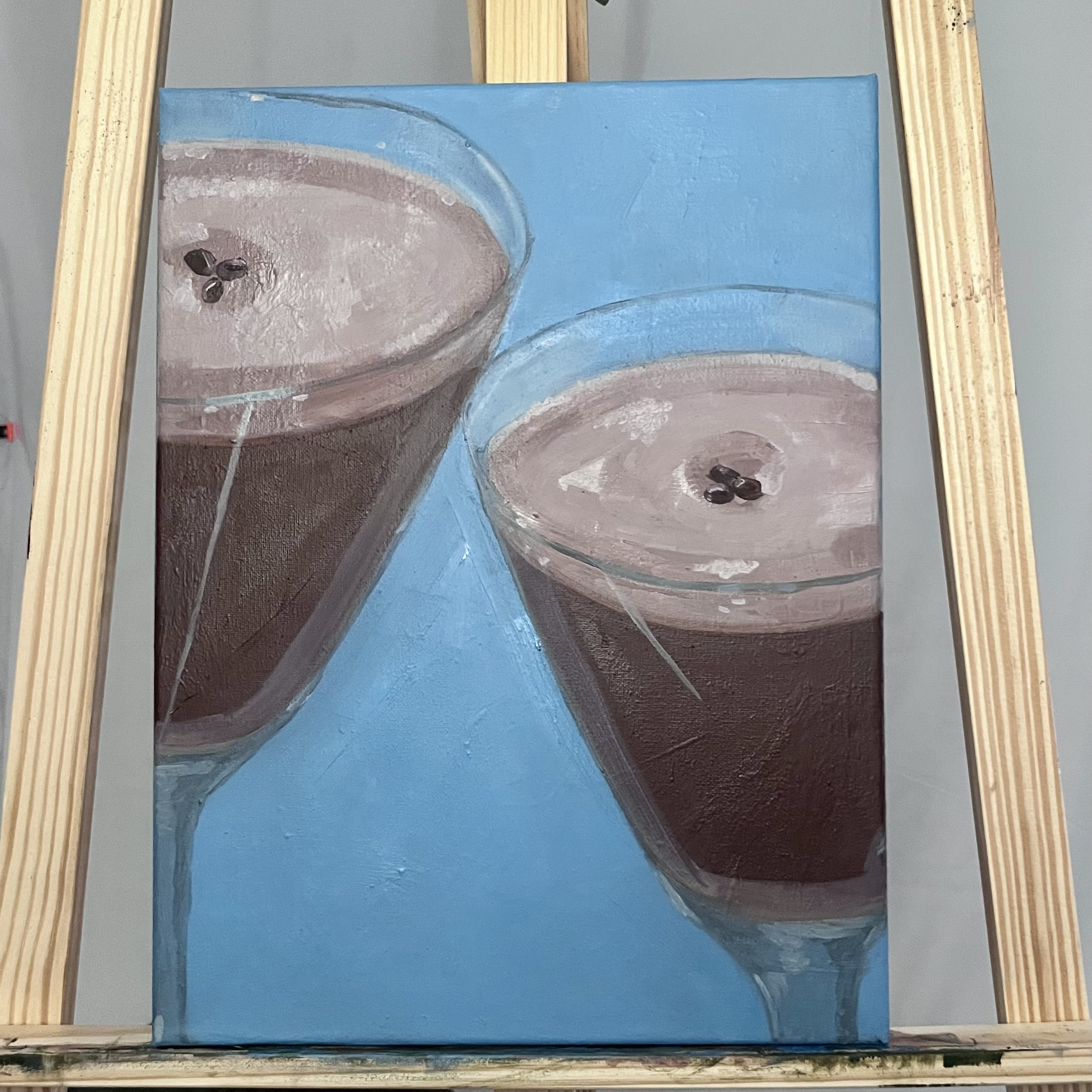 Espresso Martini Painting